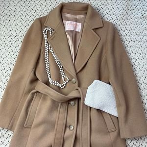 Vintage Pendleton Tan Virgin Wool Coat Small